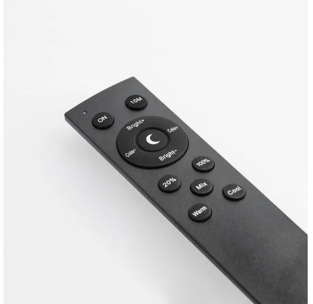 Lámpa Állólámpa YORK 10W, 900lm, AC220-240V, 3 fokozatú fényerő, 3-CCT, távirányító ,PF>0,5, Ra>85, fekete