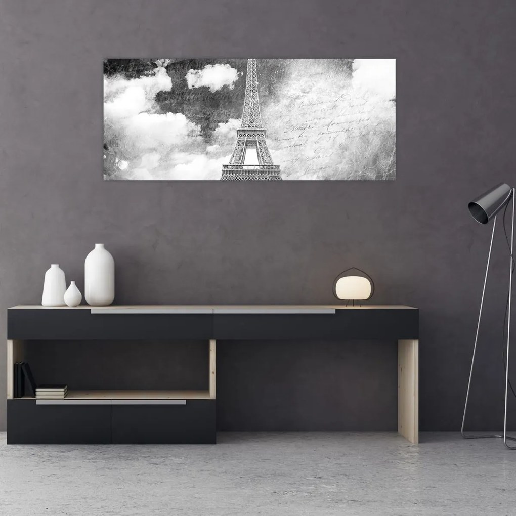 Kép - Vintage képeslap a városról N⁰3 (120x50 cm)