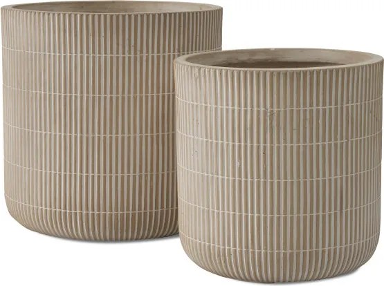 Haukefjell kültéri kaspó 2 db