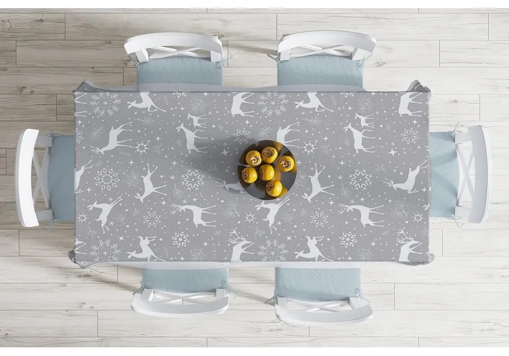 Winter Wonderland karácsonyi pamutkeverék asztalterítő, 140 x 180 cm - Minimalist Cushion Covers