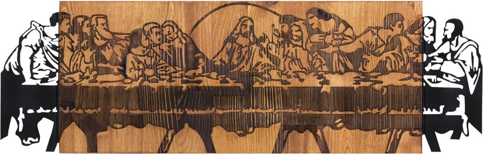 Last fém fali dekoráció, 76,5×24,5 cm