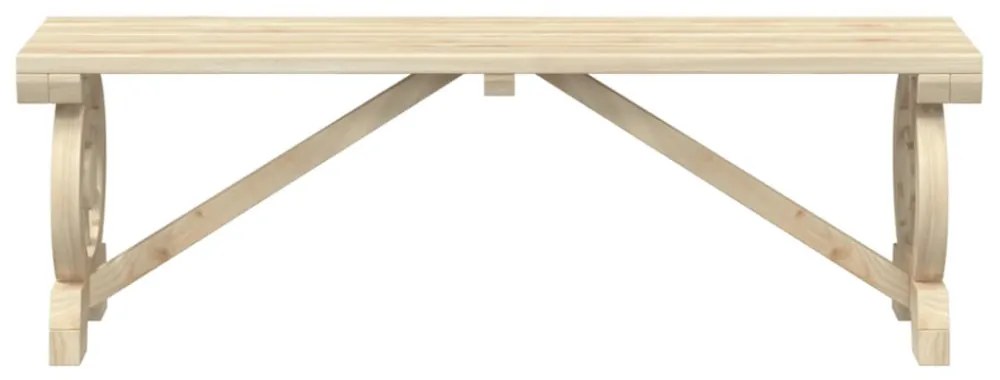 tömör fenyőfa kerti pad 115 cm
