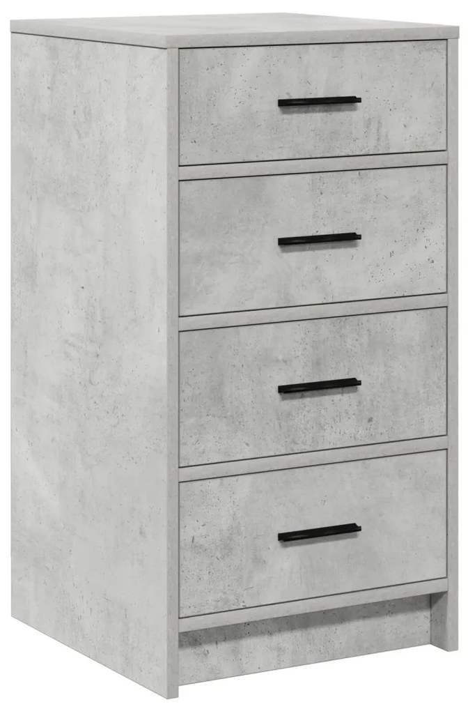 Öltözködőasztal fiókkal 3 pcs Szürke 40 x 41 x 135 cm Faanyag