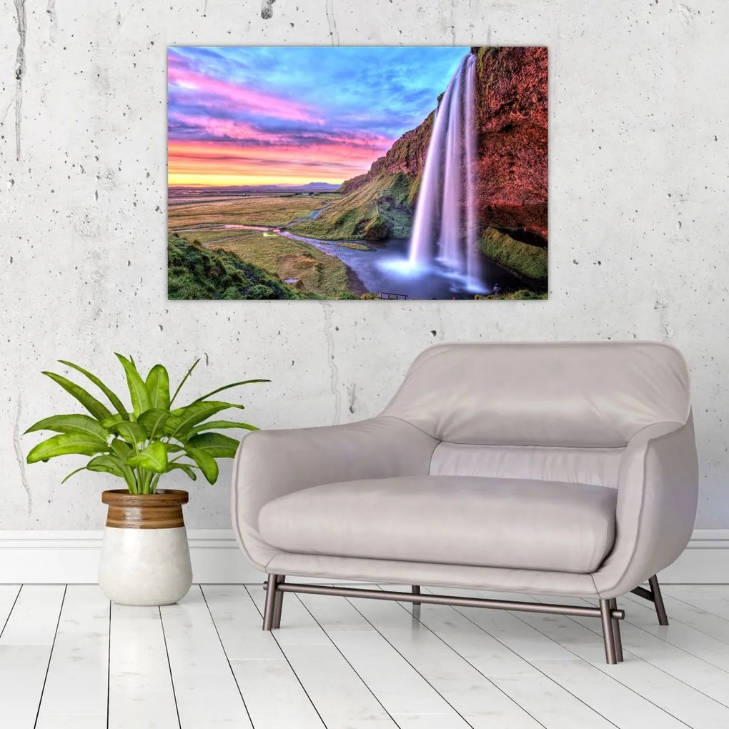 Kép - Seljalandsfoss vízesés (90x60 cm)