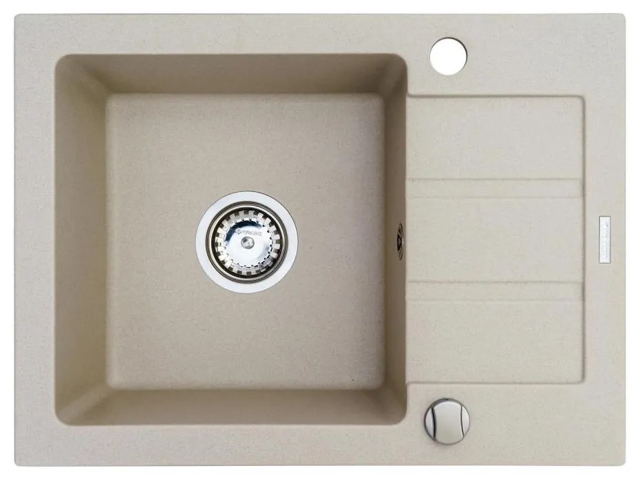 Pyramis 70165801 - NEXT konyhai mosogató 62x44 cm gránit/bézs