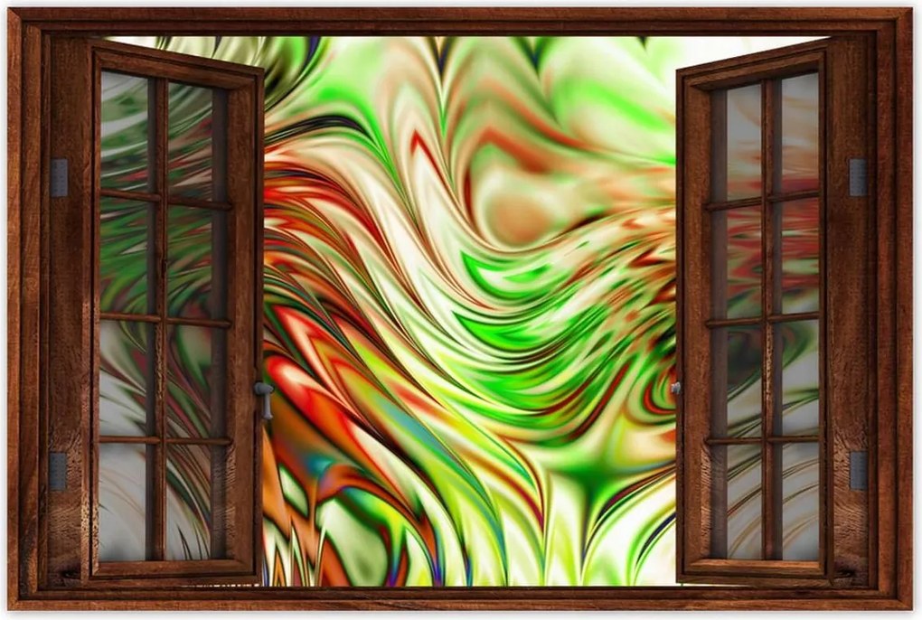 Poszterek 60x40 Színes hullámok