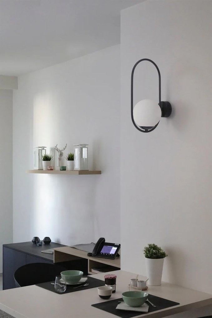 KAJA K-5105 PARVA Fehér Színű Fali Lámpa 1xE14 10W IP20