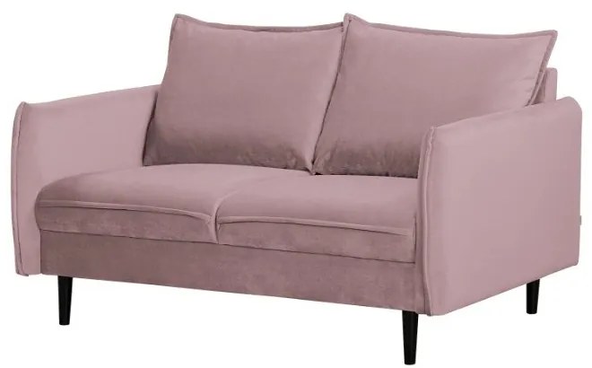 Levendula színű bársony kanapé 138 cm Juli – Ropez