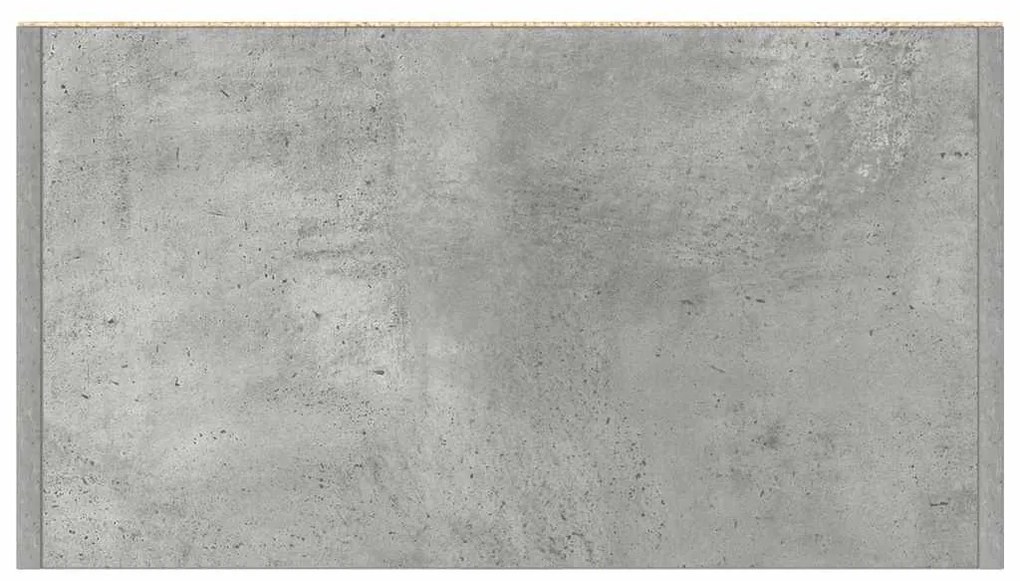 betonszürke szerelt fa fürdőszobaszekrény 60 x 33 x 80 cm