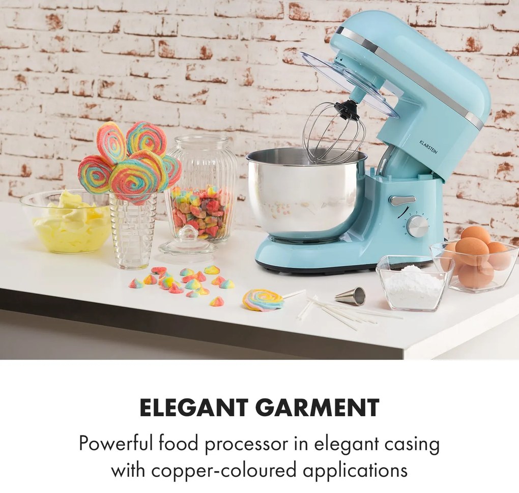 Bella Elegance, konyhai robotgép, mixer, 2000 W, 1,7 HP, 6 fokozat, 5 literes