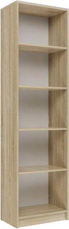 R50 polcos szekrény, könyvtartó, sonoma
