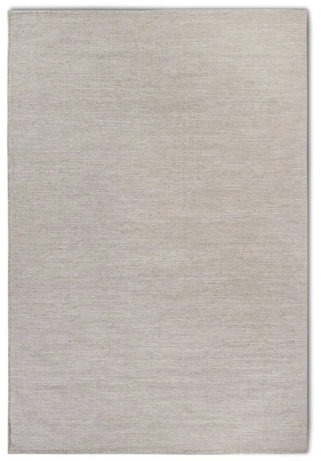 Bézs kézi szövésű gyapjúkeverék szőnyeg 120x170 cm Pradesh Linen White – Elle Decoration