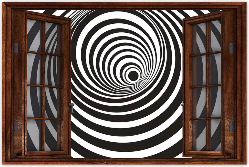 Poszterek 120x80 Alagút 3D hatás Csíkok