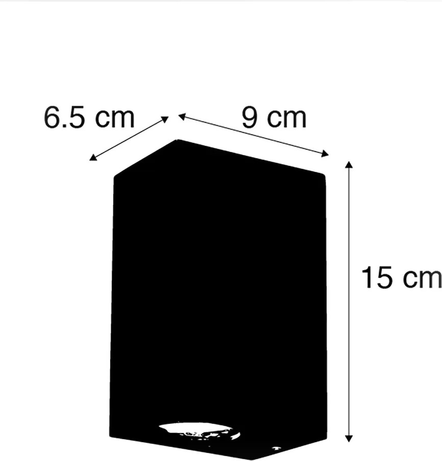 Okos fali lámpa rozsdabarna IP44, 2 db Wifi GU10 - Baleno