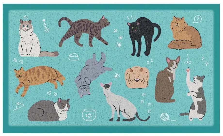 Lábtörlő 40x70 cm Cats – Artsy Doormats
