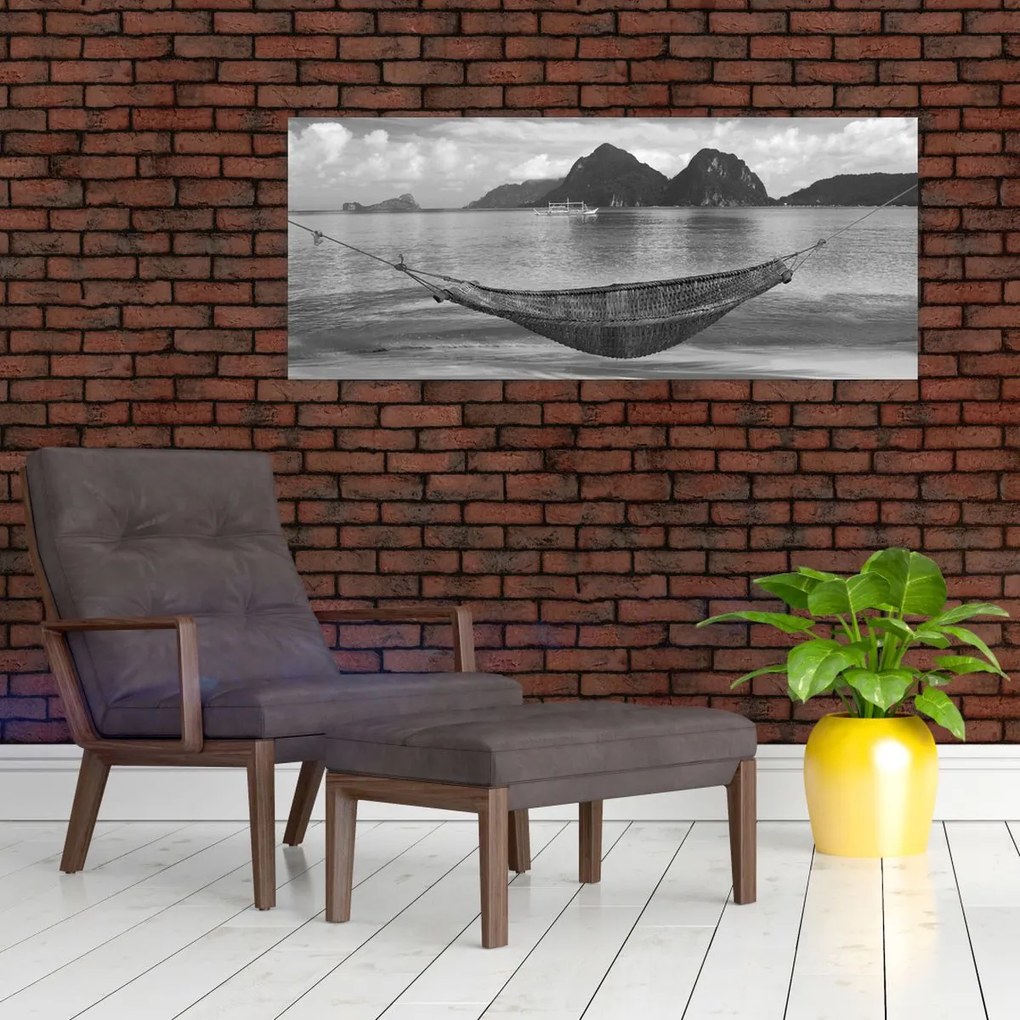 Kép - Hálóágy a tengerparton (120x50 cm)