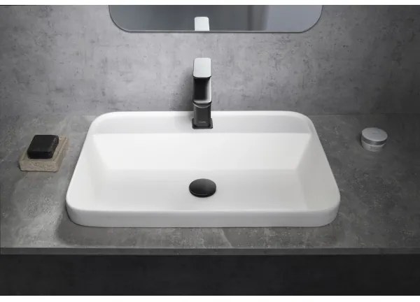 Sapho - Süllyesztett mosdó 55x39 cm kerámia/fehér