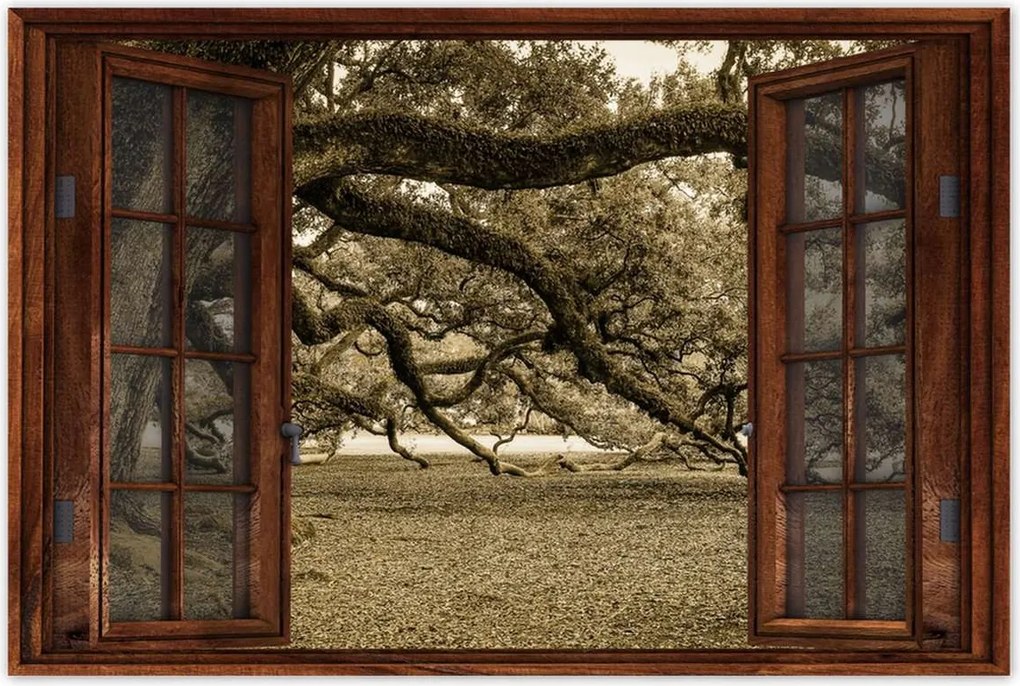 Poszterek 120x80 Erőteljes tölgy