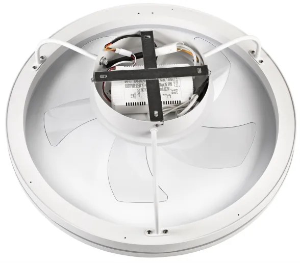 LED Mennyezeti lámpa ventilátorral FARGO LED/37W/230V fehér + távirányító
