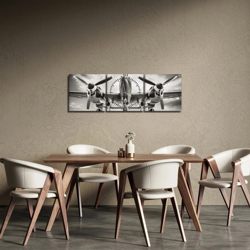 Kép - Warbird (órával) (90x30 cm)