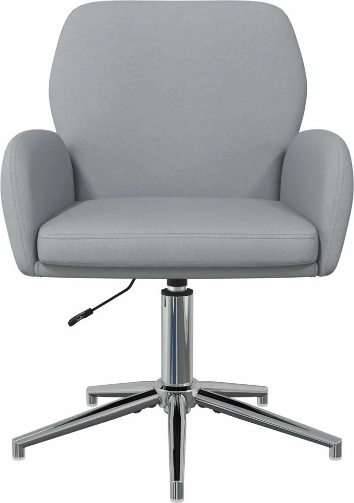 vidaXL Forgós Íróasztali Székek 4 db 54 x 58 x 90 cm Világosszürke