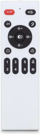 Brilagi-LED Dimmelhető ventilátoros lámpa LED/30W/230V 3000-6500K fehér/tölgy + távirányító