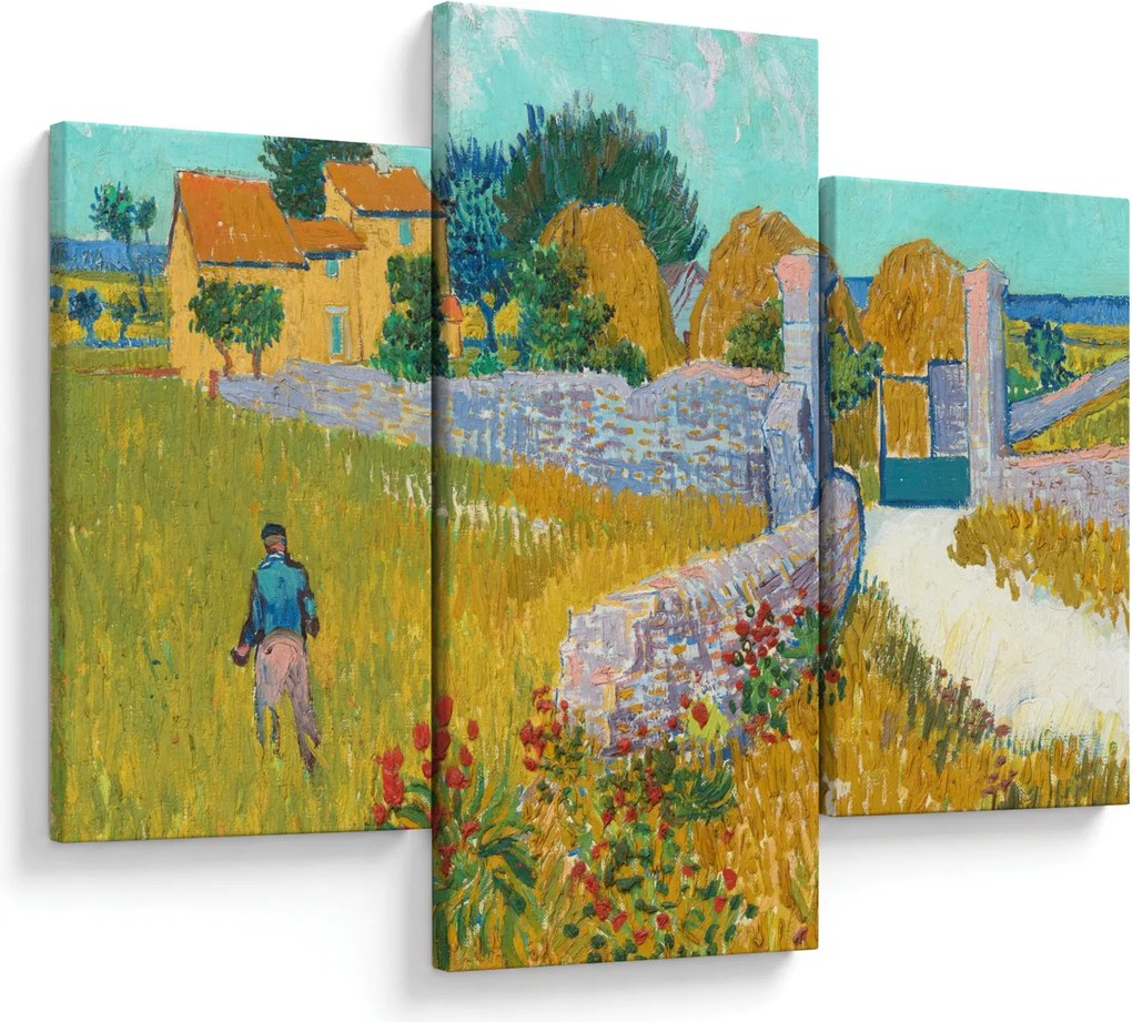 Kép - Vincent van Gogh, Farmhouse in Provence, reprodukciók (90x60 cm)