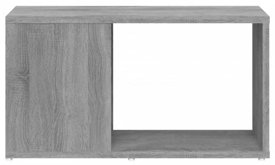 szürke sonoma színű szerelt fa TV-szekrény 60 x 24 x 32 cm