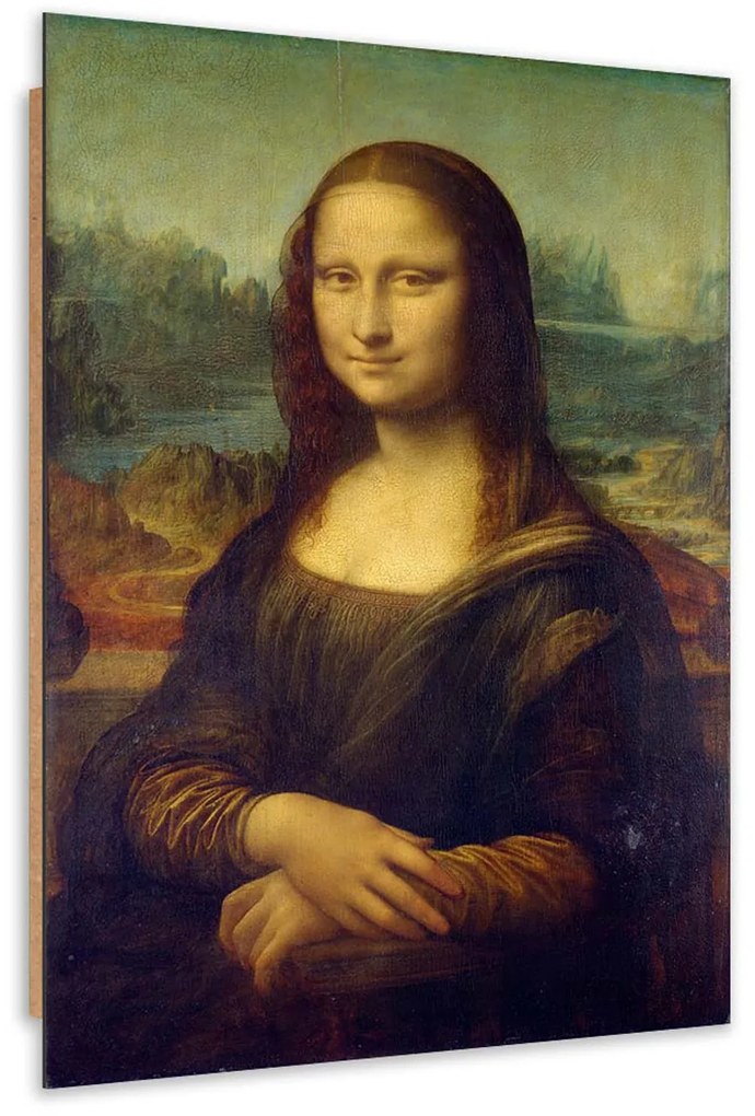 Gario Vászonkép Mona lisa - Leonardo da Vinci, reprodukció Méret: 70 x 100 cm, Kivitelezés: Vászonkép