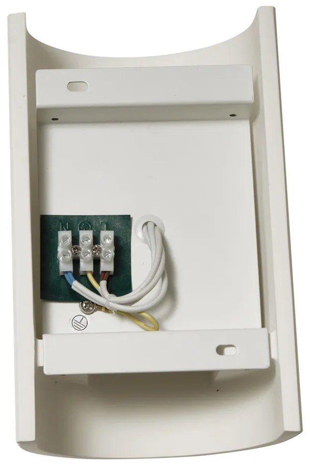 Skandináv bézs fali lámpa félkör alakú 2-lámpás - Plaster