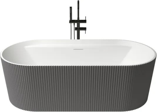 Olympia szabadonálló kád_80x170_Plata Metallic/Blanco Mate