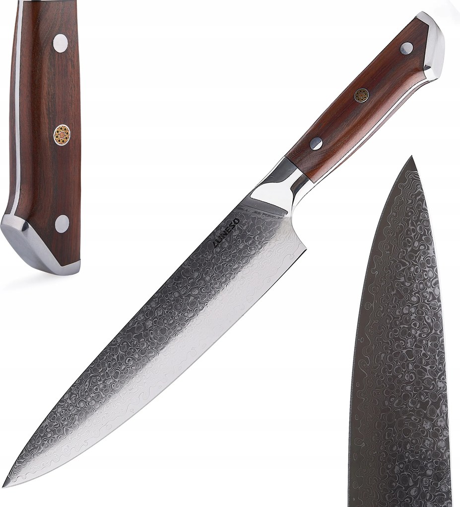 Konyhai Kés japán damaszkuszi acél VG10 Premium 67 rétegű