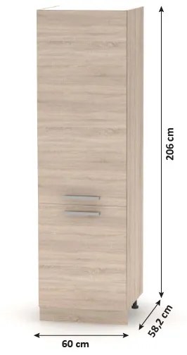 Élelmiszer konyhaszekrény NOPL-081-60 Noliana (sonoma tölgy). 1015435