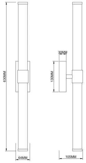 Zuma Line 003064-034735 - LED fali lámpa EDDIE LED/12W/230V sárgaréz