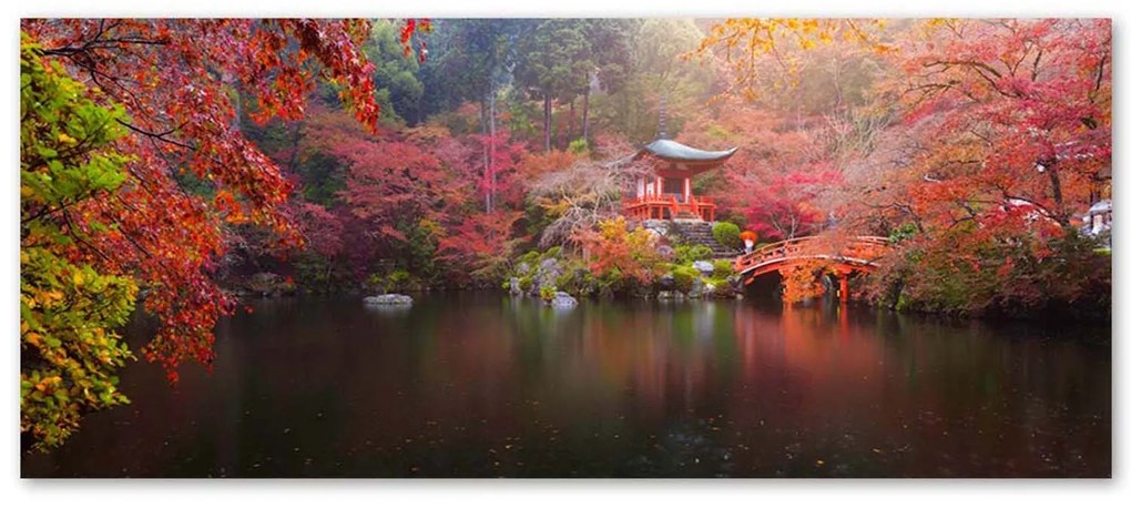 Gario Vászonkép Japán az őszi színekben Méret: 90 x 30 cm