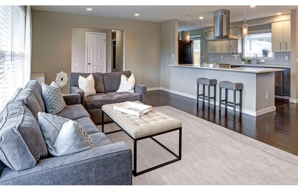 Bézs gyapjú szőnyeg 200x300 cm Linea – Agnella