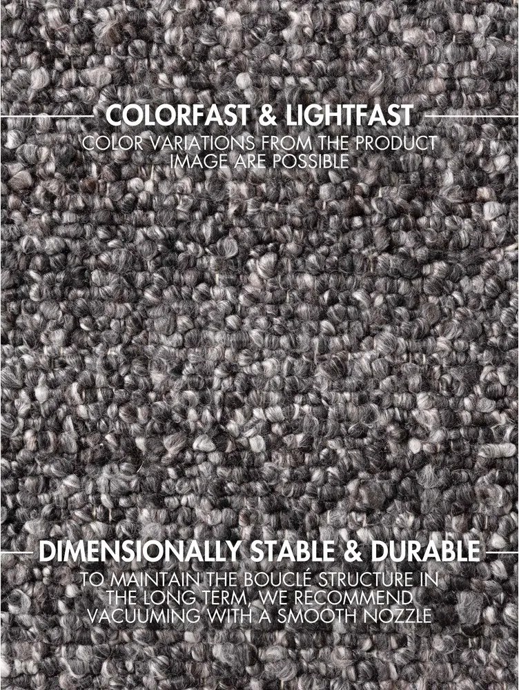 Sötétszürke kézi szövésű buklé futószőnyeg 80x200 cm Notting Hill Portobello – Ted Baker