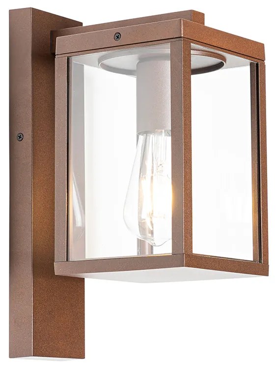 Okos kültéri fali lámpa rozsdabarna IP44 WiFi ST64-gyel - Charlois