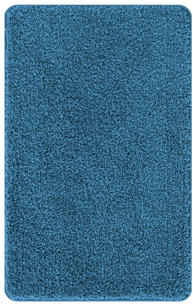 Csúszásmentes Fürdőszőnyeg Kék 60 x 90 cm PP