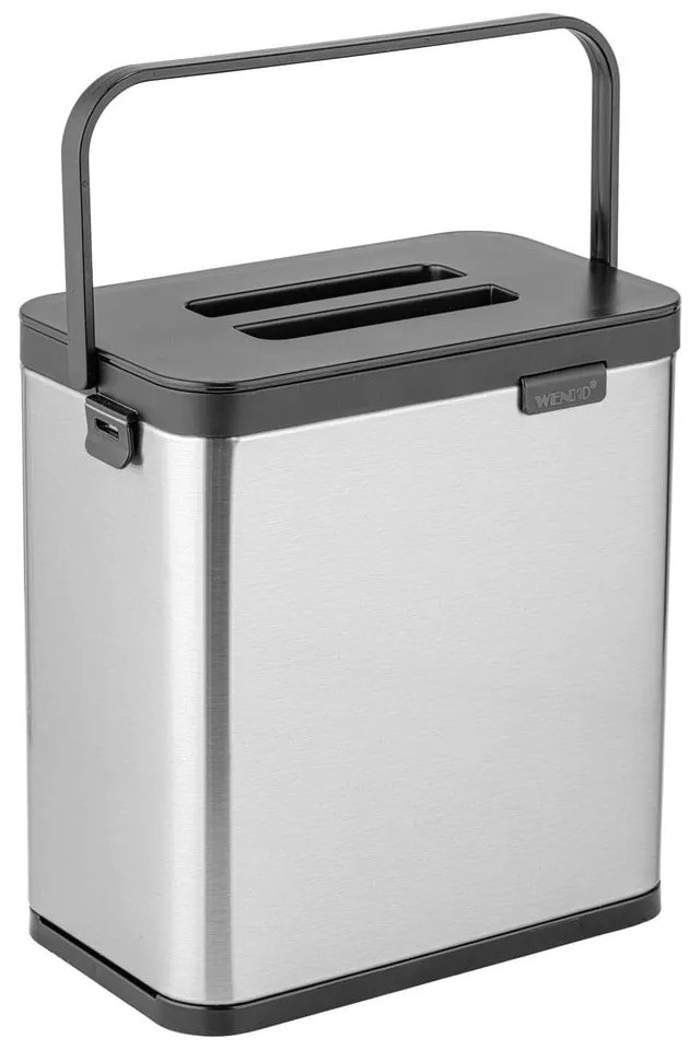 Matt ezüstszínű komposztálható hulladék gyűjtő 3 l Colin – Wenko