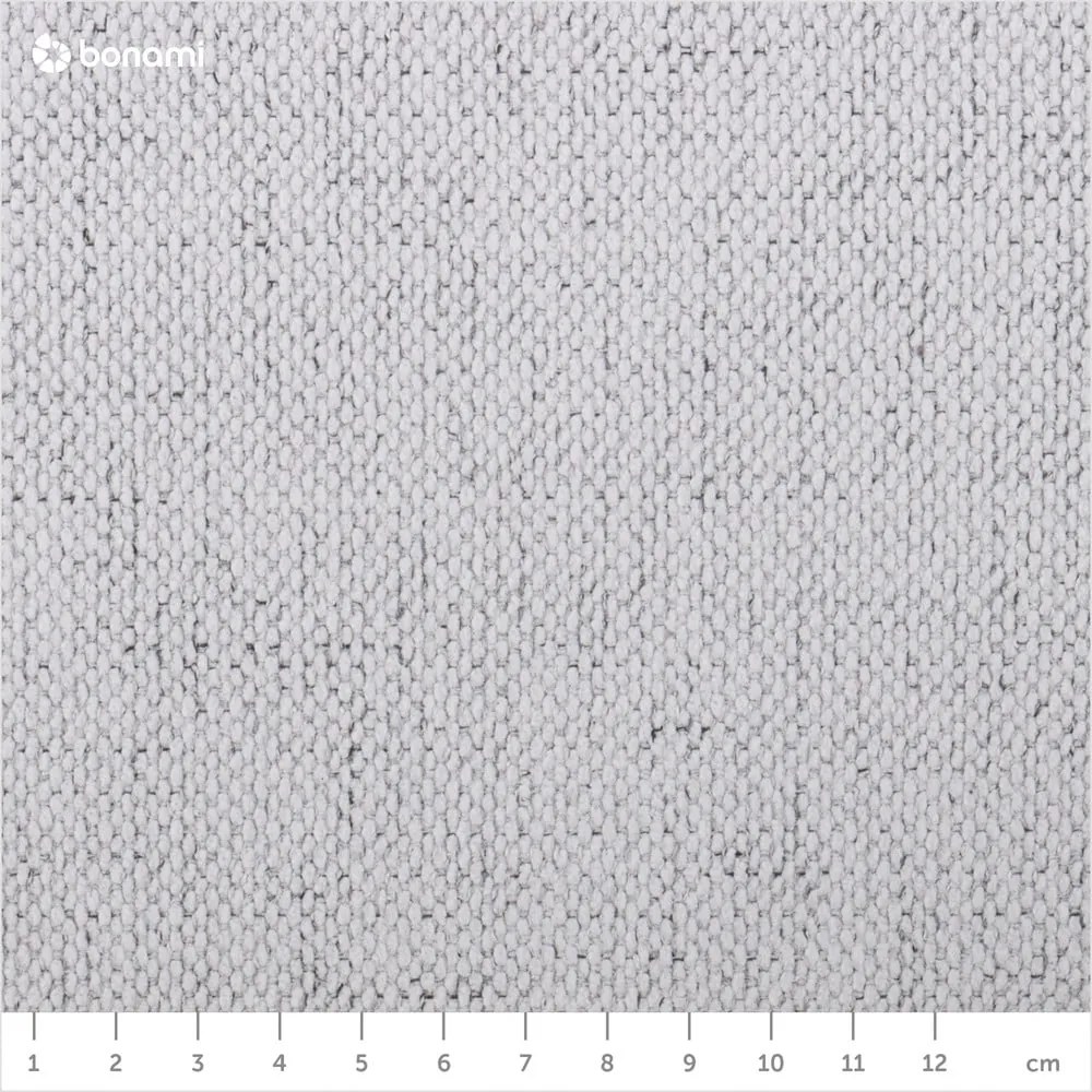 Világosszürke kárpitozott franciaágy tárolóhellyel, ágyráccsal 180x200 cm Jagna – Bobochic Paris