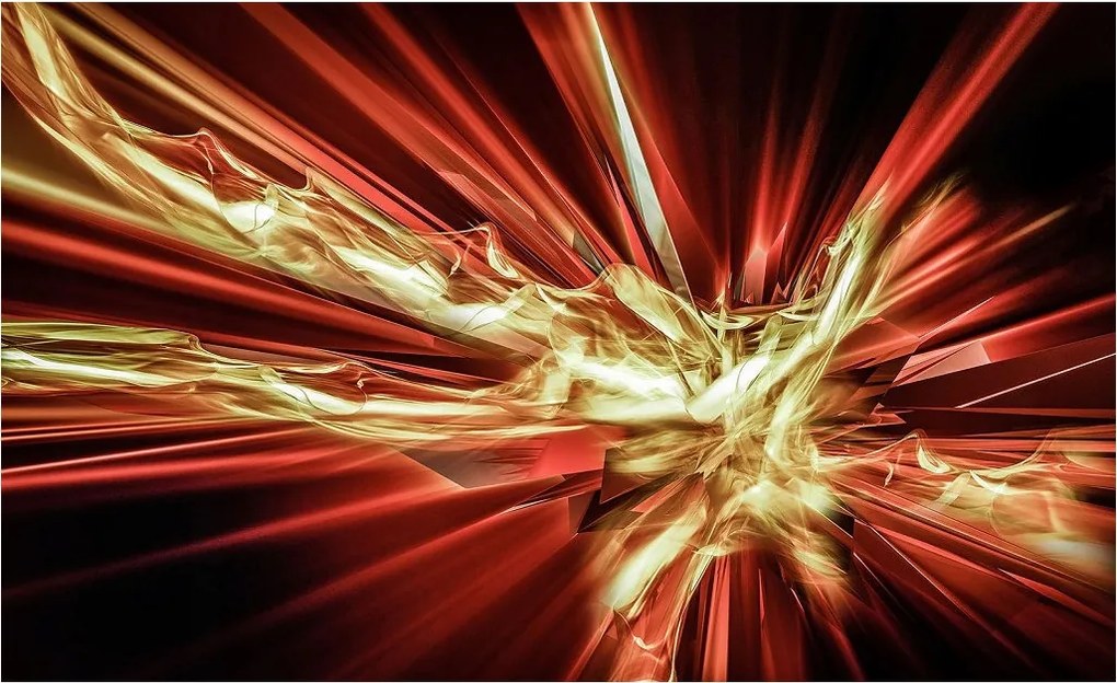 Fotótapéta Energiarobbanás absztrakt futurisztikus mozgás 300x210 +ragasztó