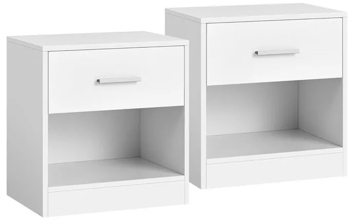 Tárolóasztal 39×28 cm, MDF, Fehér. ANT-E1081 WT
