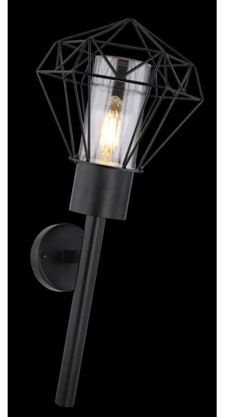 Globo 31355W - Kültéri fali lámpa HORACE 1xE27/15W/230V IP44