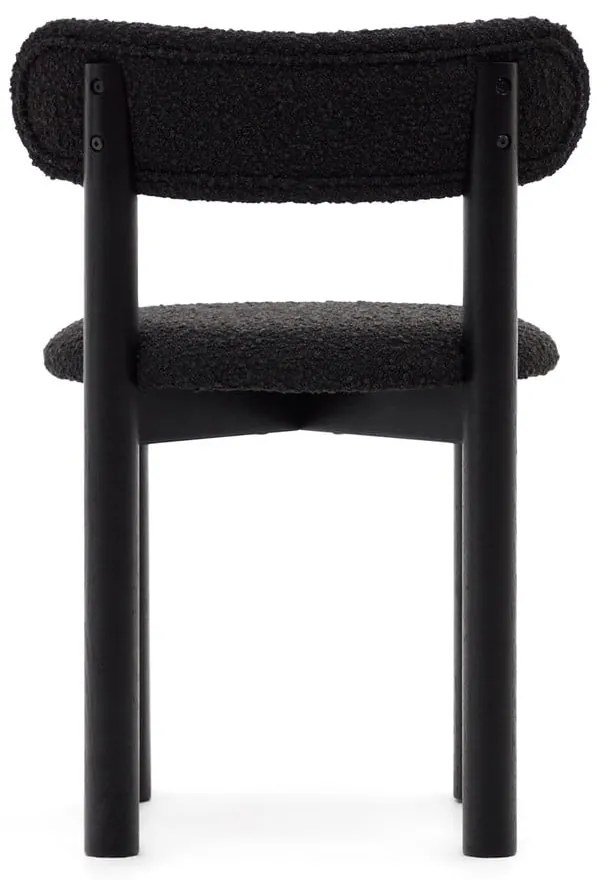 Fekete étkezőszék szett 2 db-os Nebai – Kave Home