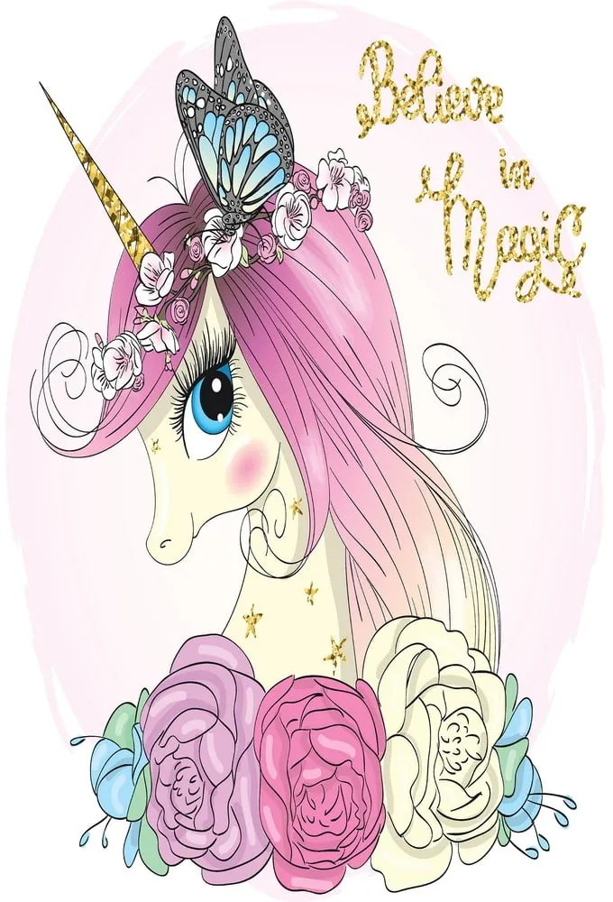 Unicorn csúszásgátlós gyerekszőnyeg, 180 x 280 cm - Conceptum Hypnose