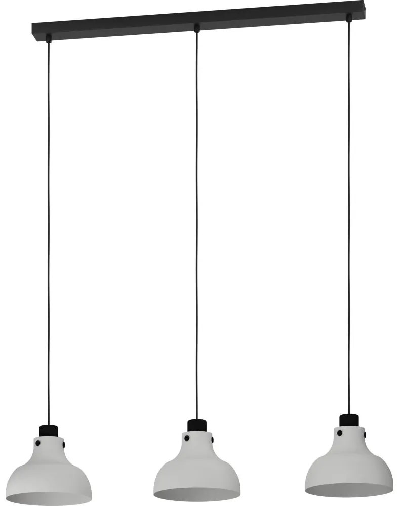 Eglo 43826 - Csillár zsinóron MATLOCK 3xE27/40W/230V