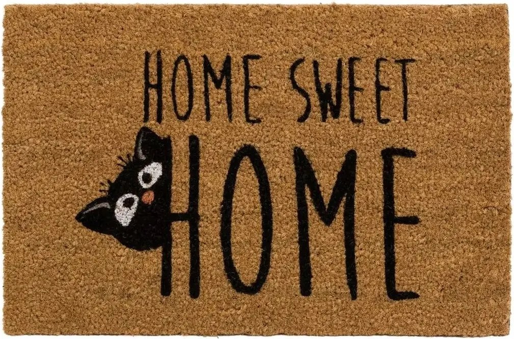 Cathome Lábtörlő 60x40 cm barna kültéri bejárati ajtóhoz