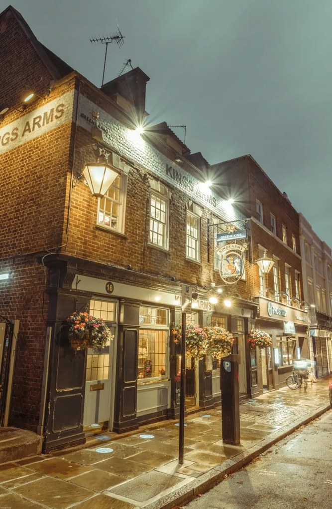 Poszter 53x81cm King Arms Pub Greenwich, Assaf Frank