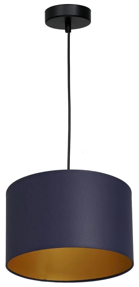 Csillár zsinóron ARDEN 1xE27/60W/230V á. 25 cm lila/arany